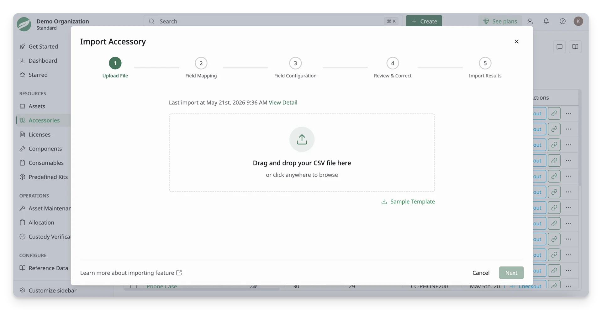 Upload Accessory File Upload Accessory File