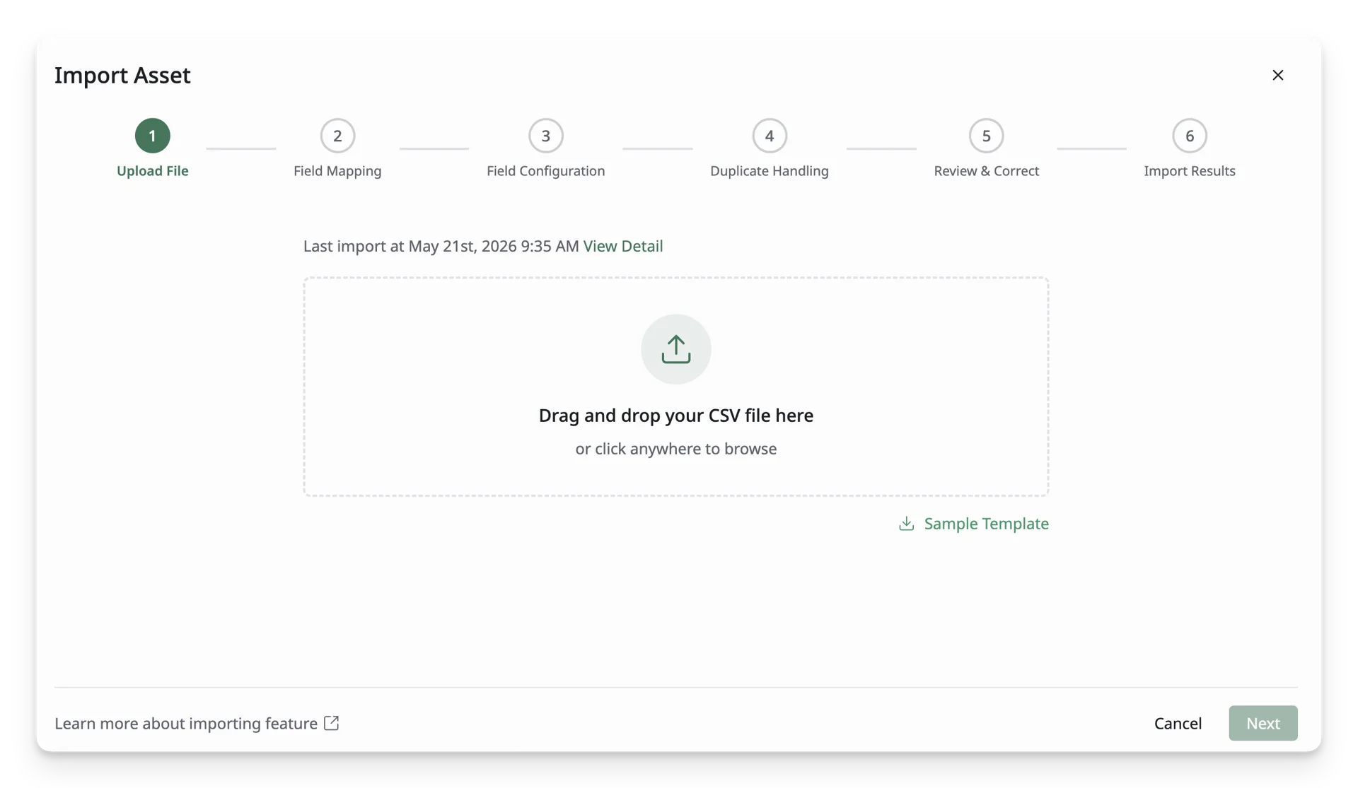 Upload Asset File Upload Asset File