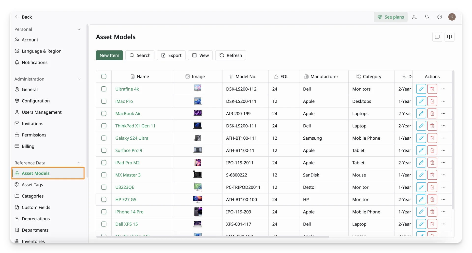 Navigate To The Asset Models Screen 02