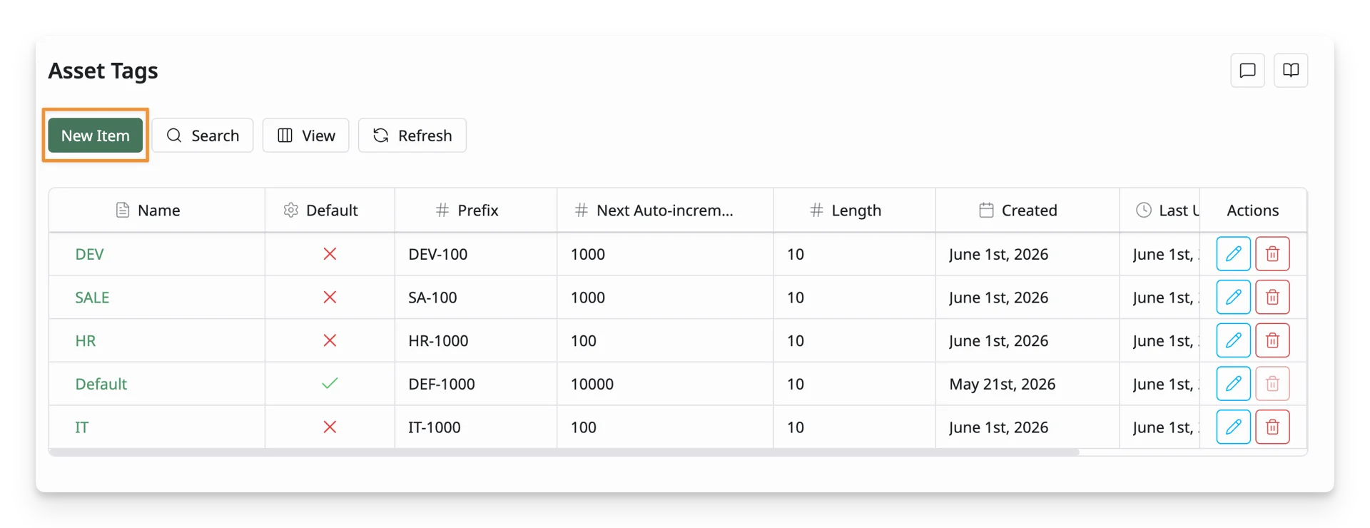 Fill In The Asset Tag Form