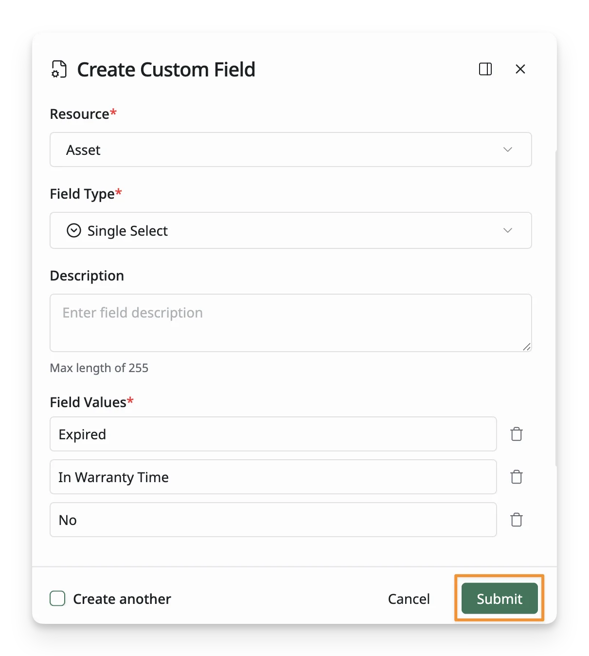 Save The Custom Fields