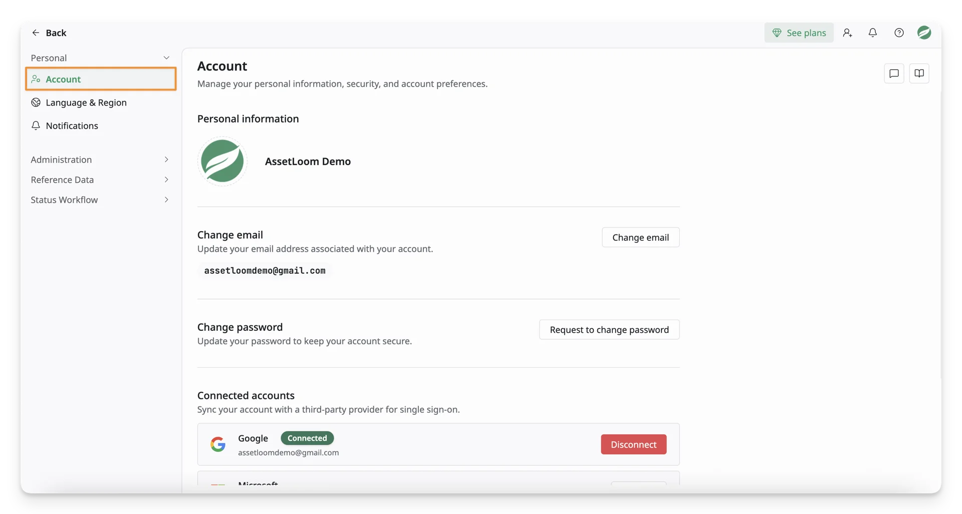 Access Account Information 02