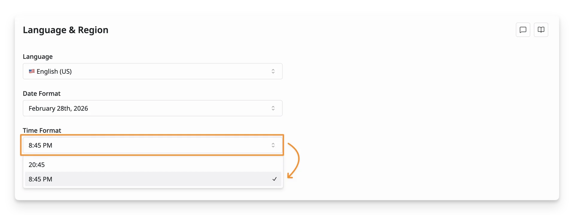 Time Format