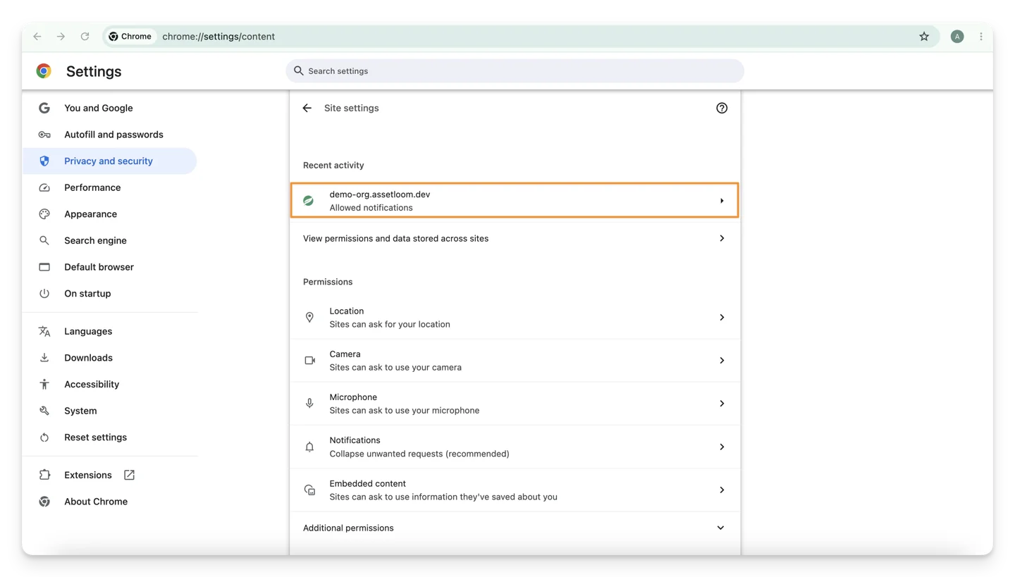 Browser notification settings 03
