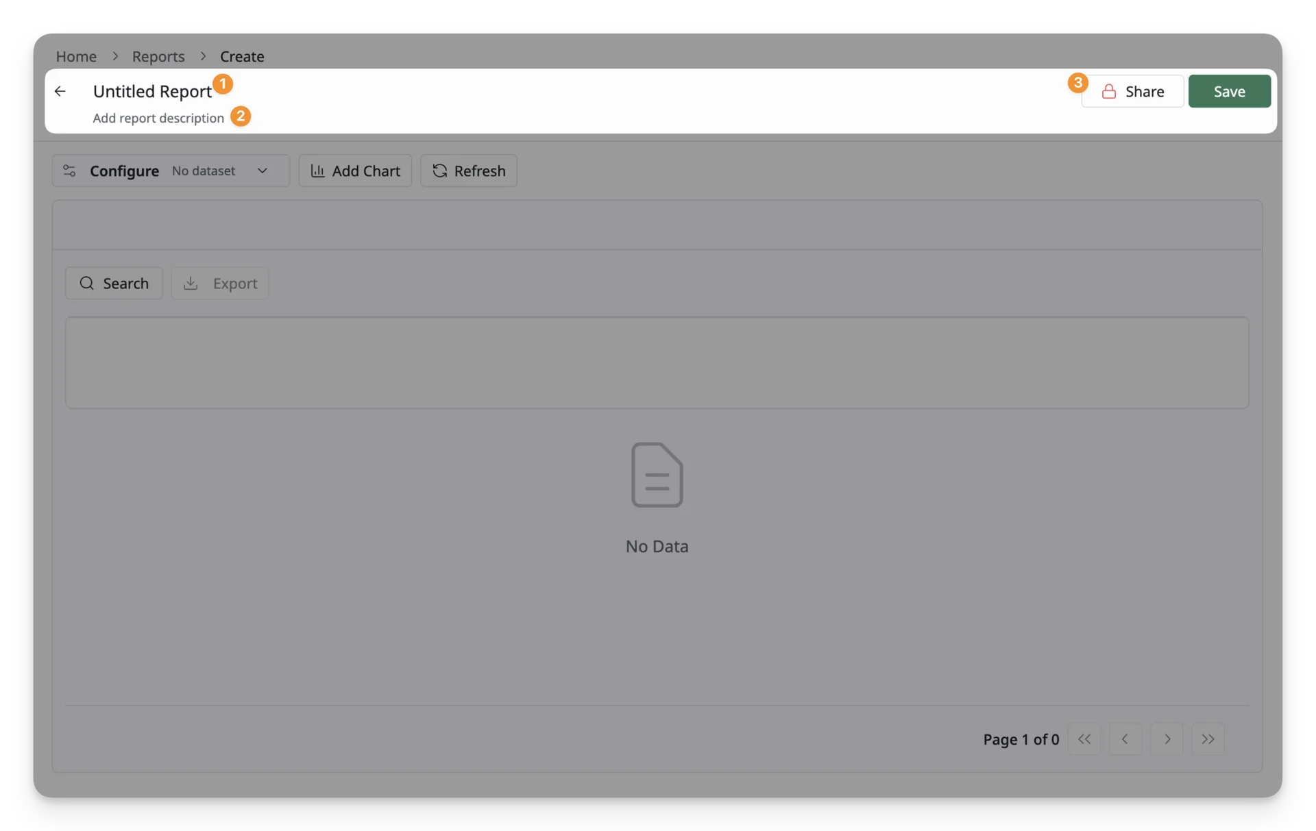 Add essential report information