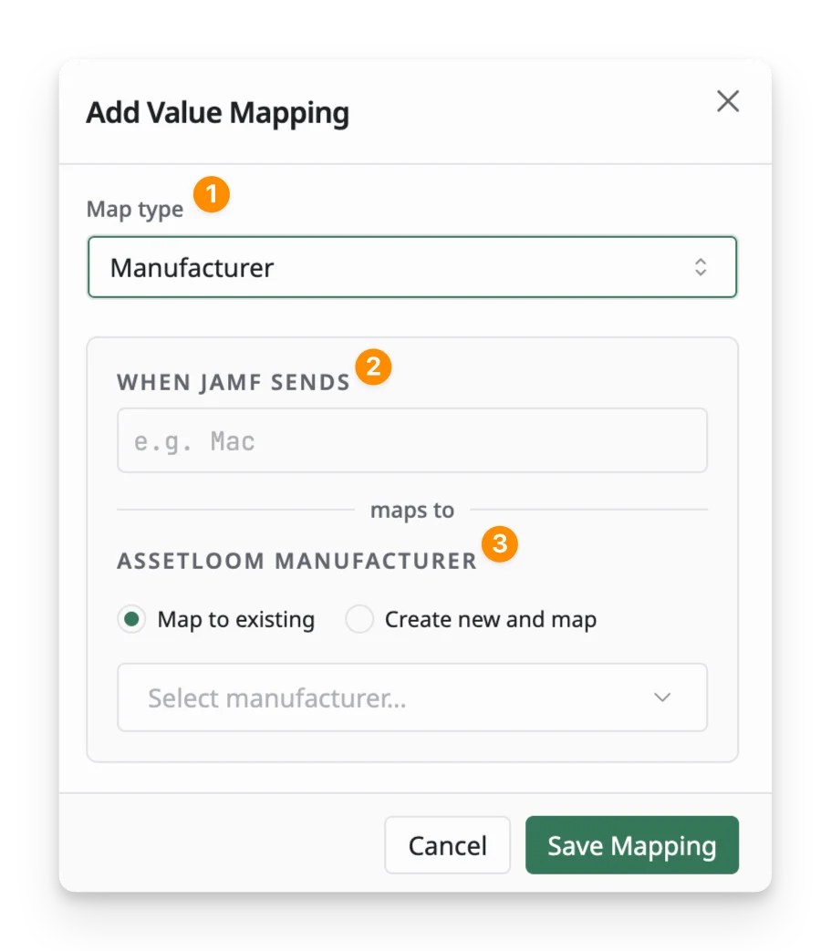 Add value mapping