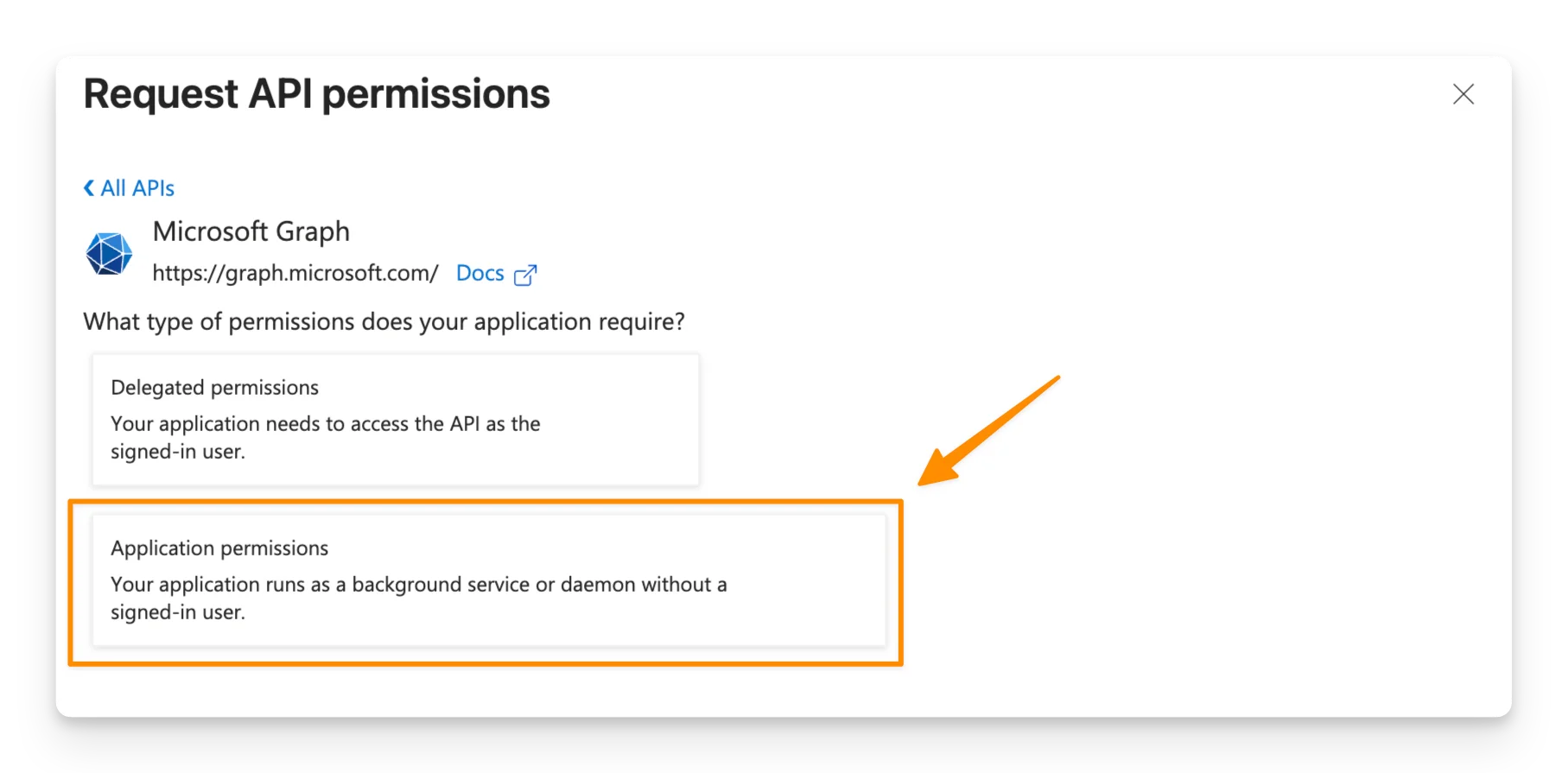 Application permissions