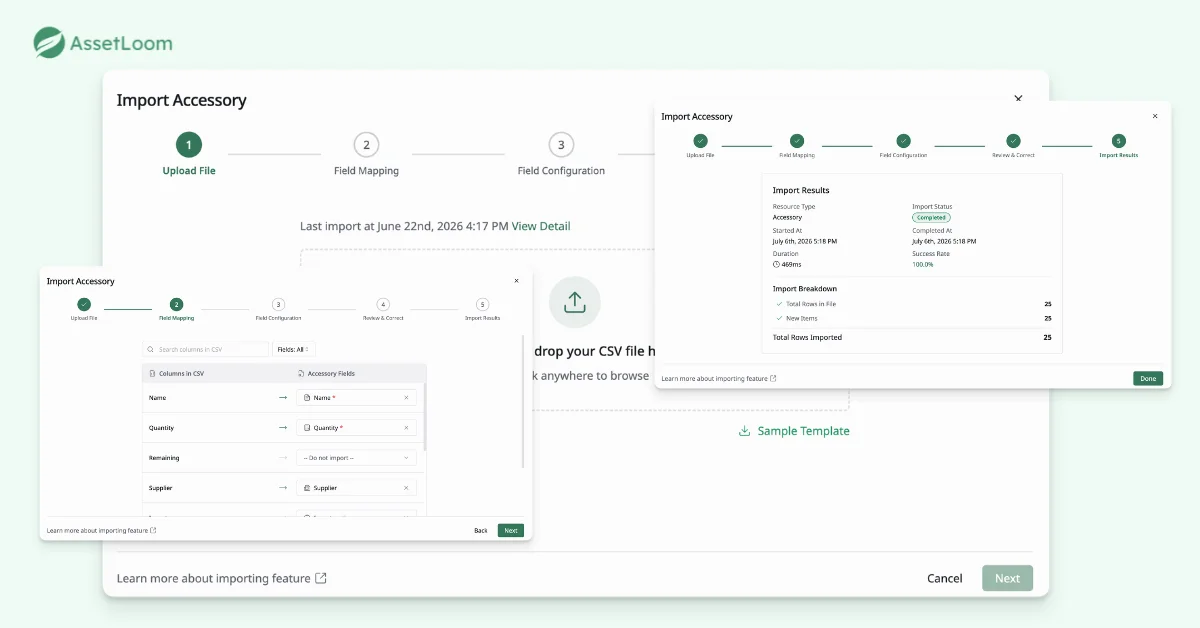 New Hire Onboarding Workflow - Step 1 Import Resources to AssetLoom