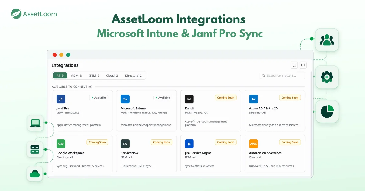 September 2026 Release: Sync Your Intune and Jamf Pro Device Inventory to AssetLoom