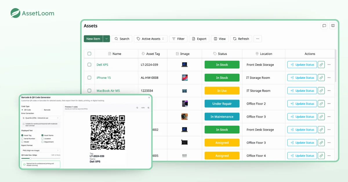 AssetLoom - Manage your IT assets with confidence