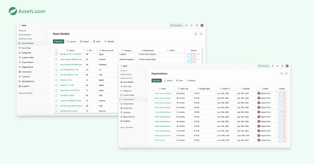 Hardware Refresh Budget Forecasting - Step 1: Prepare Depreciation & Asset Model