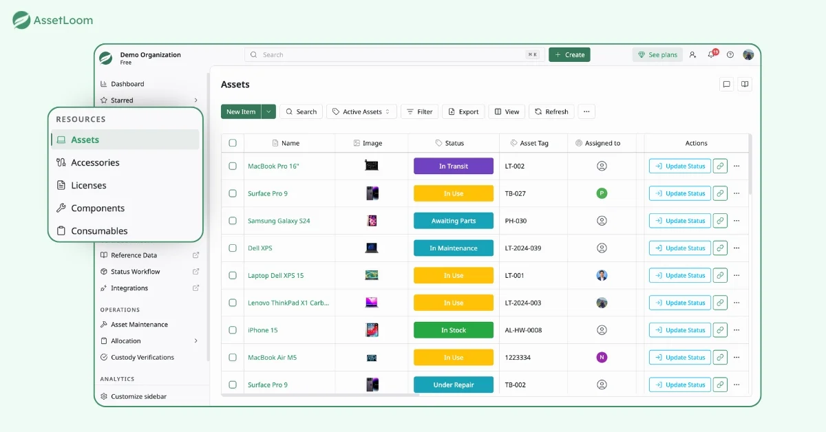 How AssetLoom Helps Maintain Organized IT Asset Data