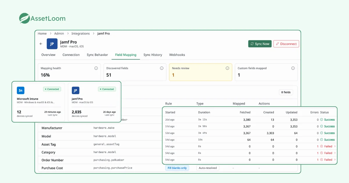 Integration with JAMF & Intune
