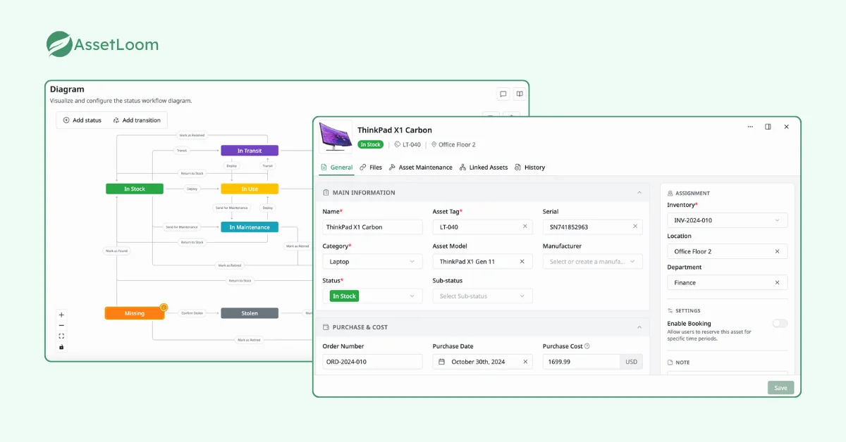 AssetLoom IT Asset Management (Full Lifecycle Tracking)