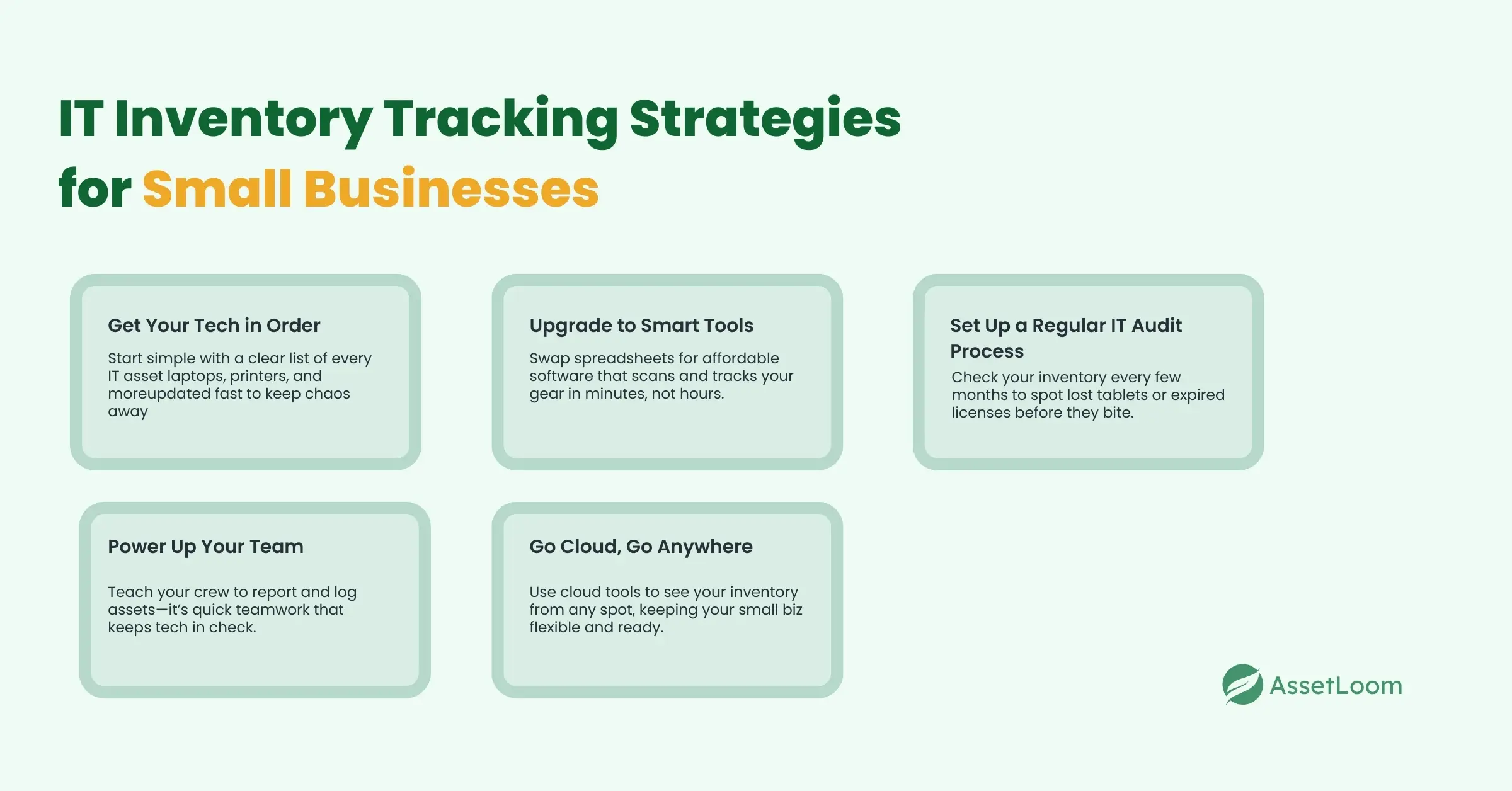 IT Inventory Tracking Strategies  for Small Businesses