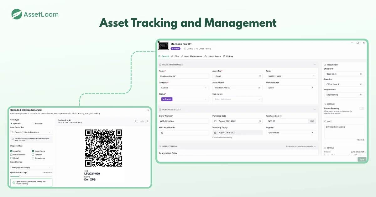 Labels and mobile scanning for deployment