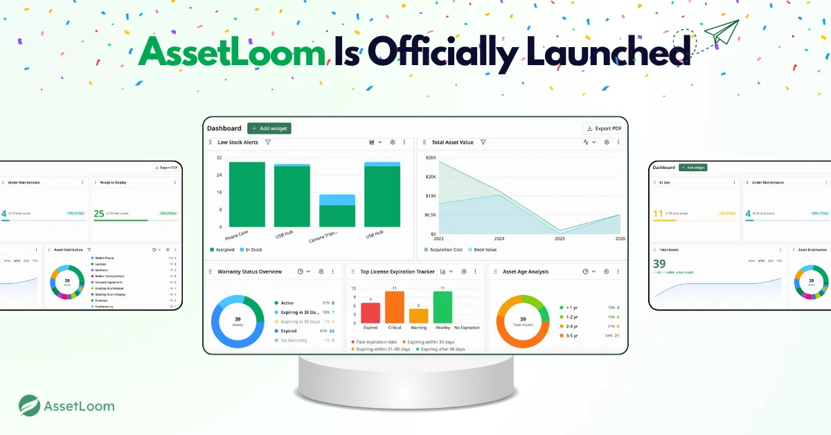 AssetLoom Is Officially Launched: One Platform for All Your IT Assets