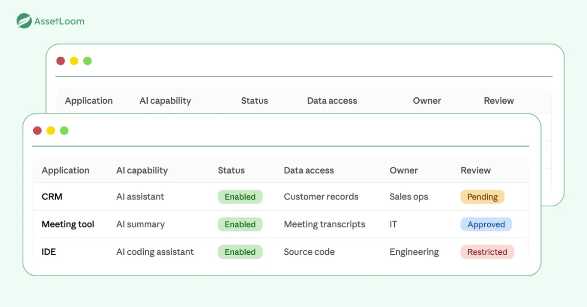 Step 1: Add AI Capabilities to Your Asset Inventory