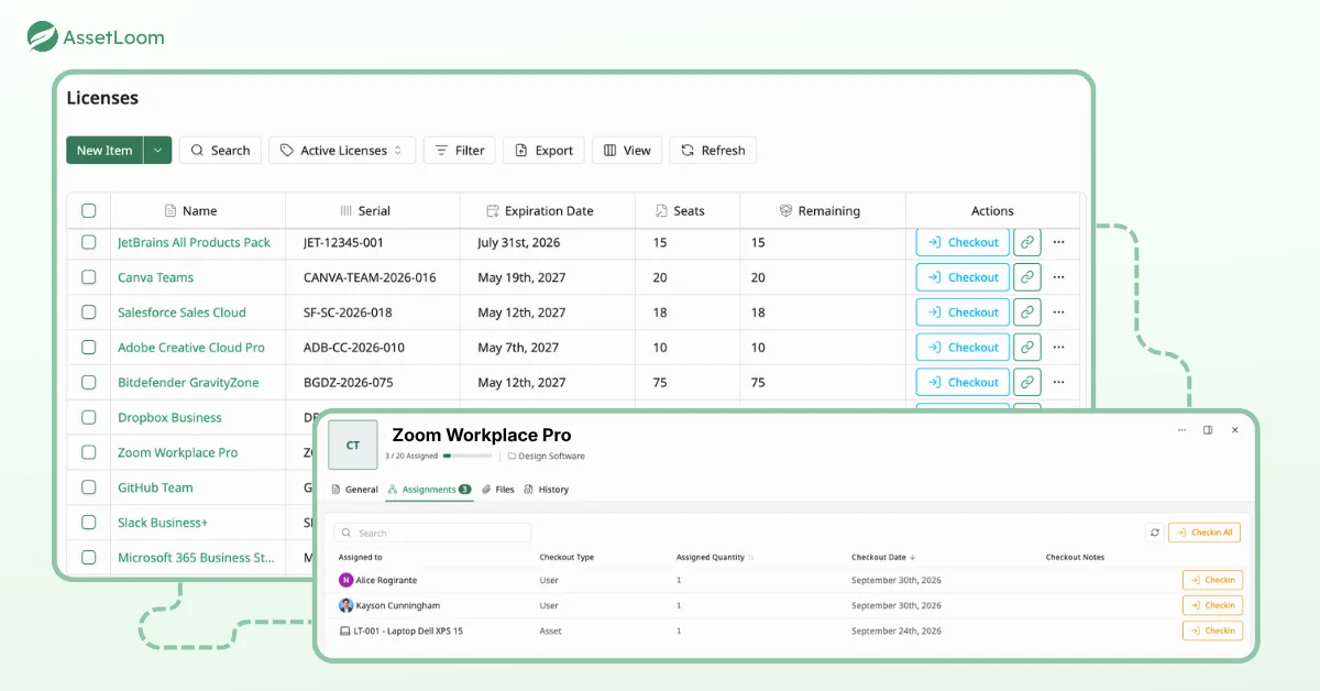 How AssetLoom Supports SaaS Management