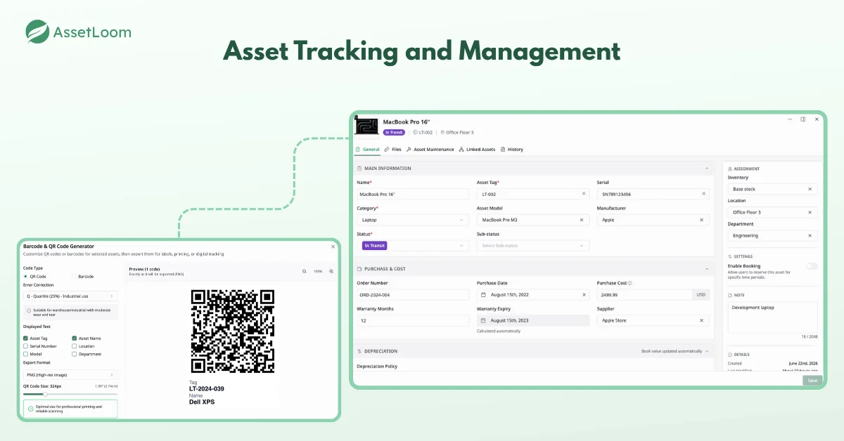 Asset Tracking and Management