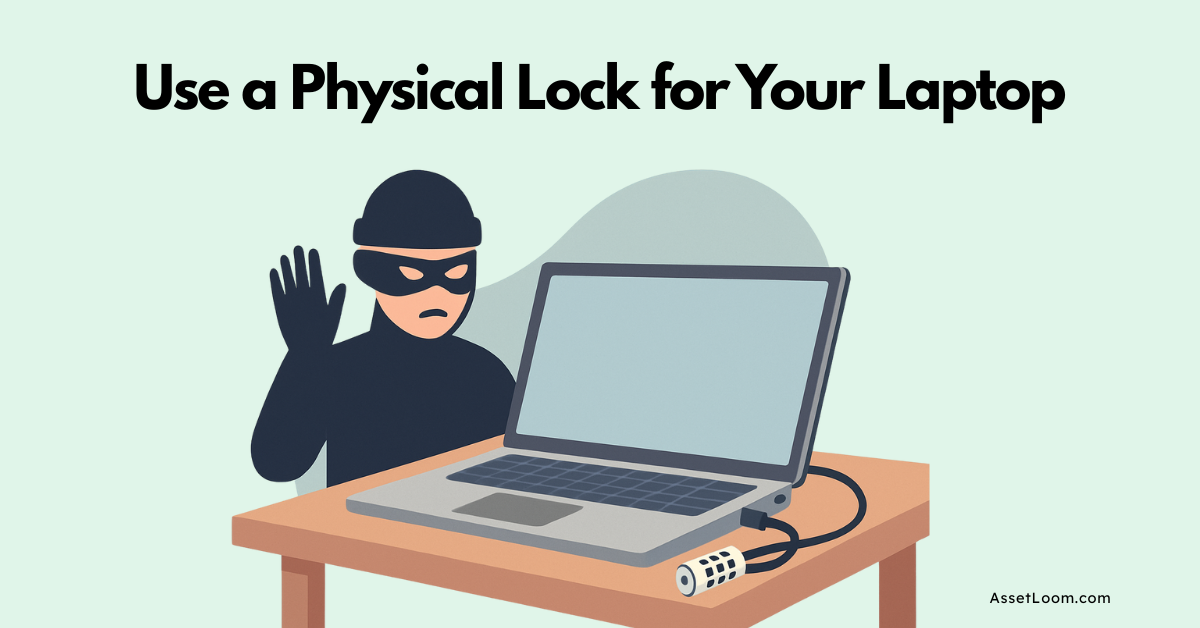 Use a Physical Lock for Your Laptop