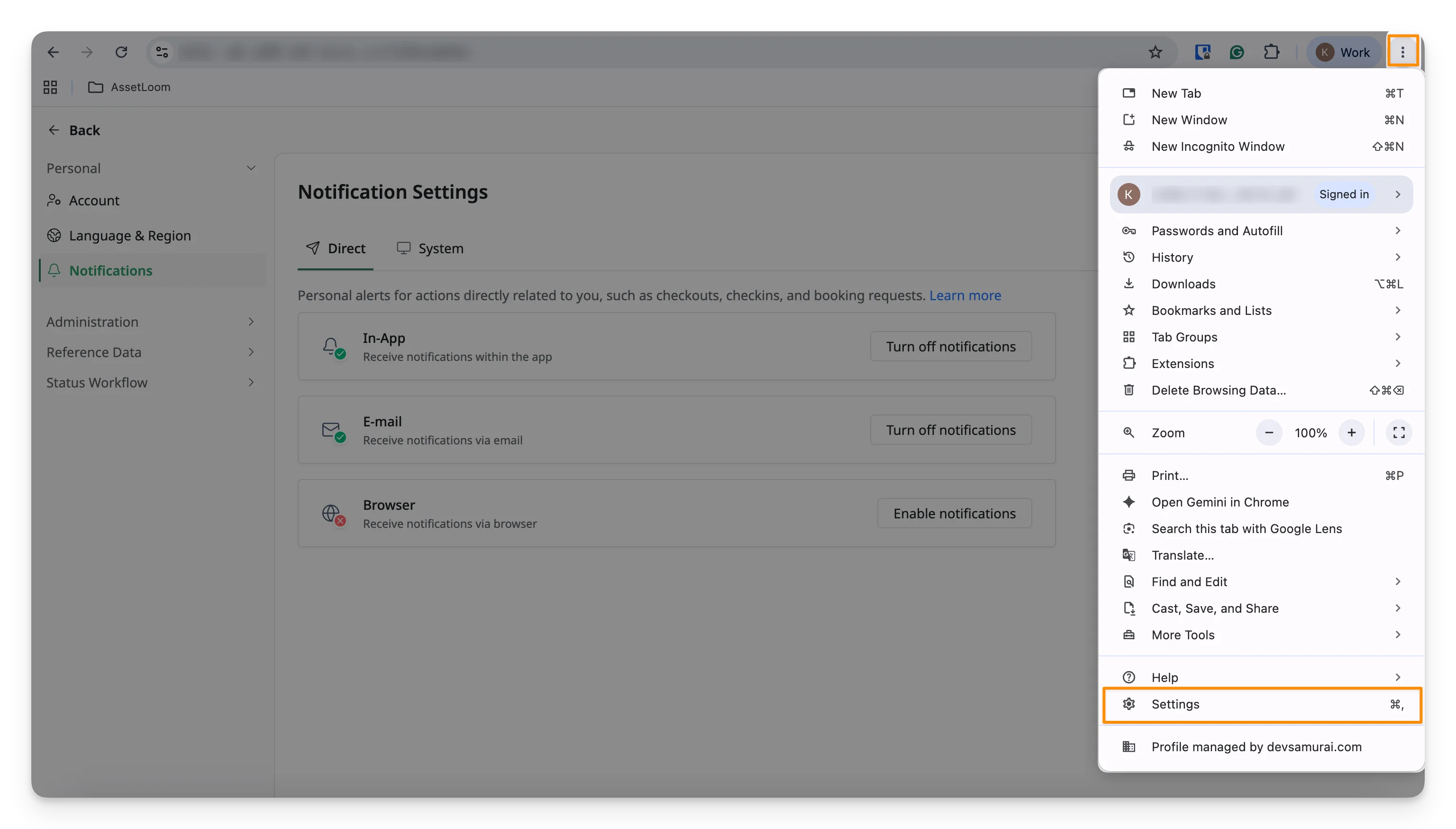 Browser notification settings 01