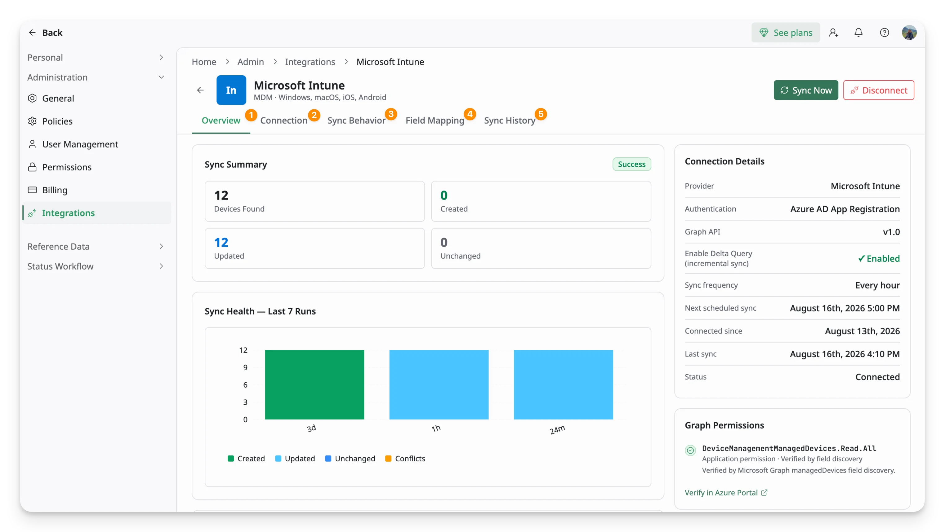 Intune Integration Overview