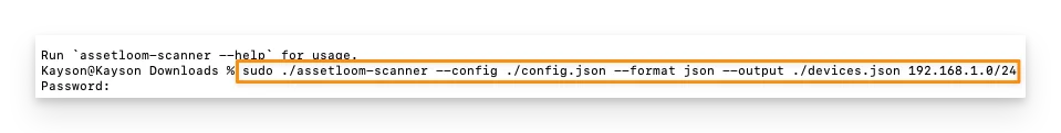 Run & Save Results as a JSON File