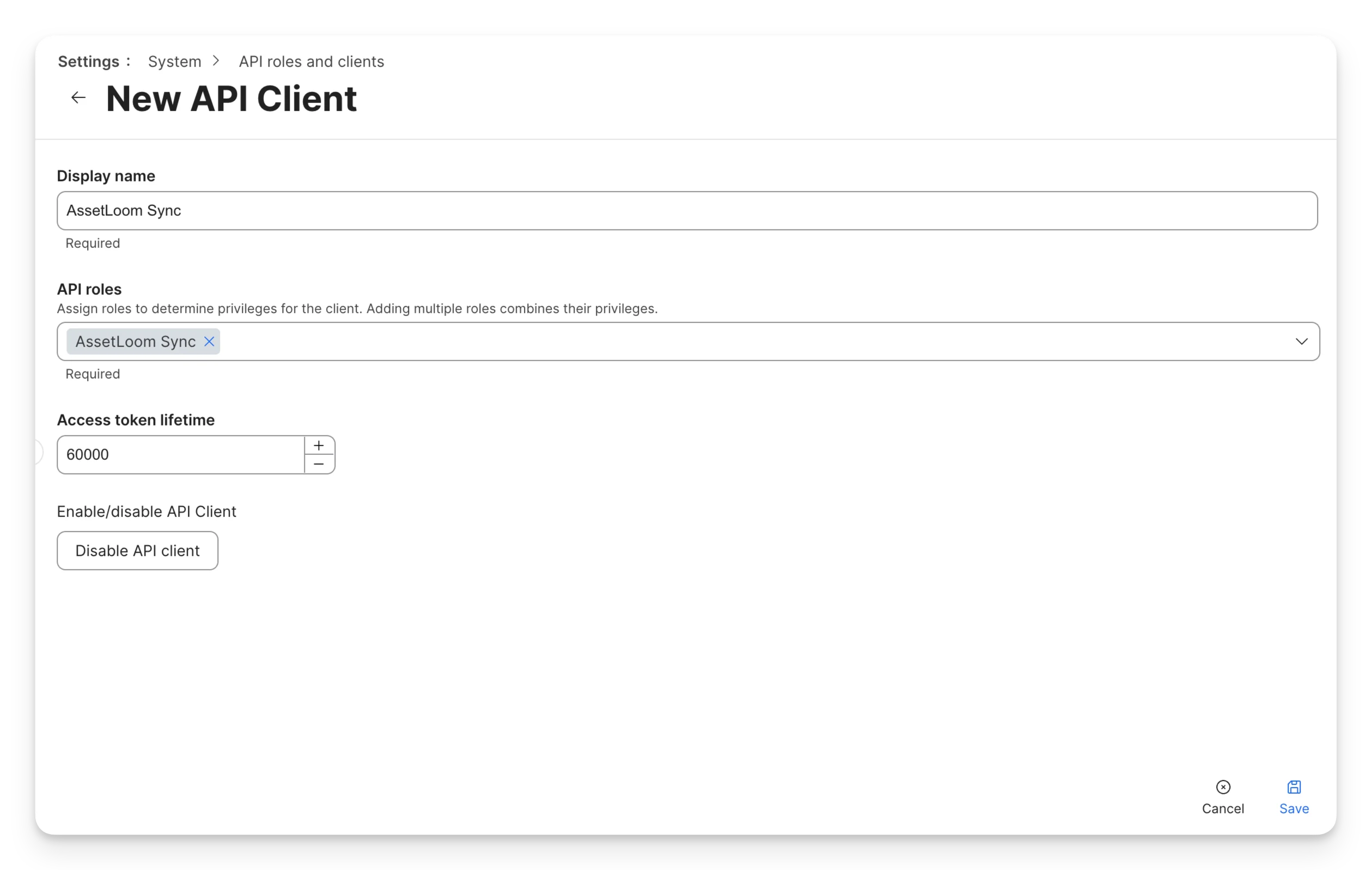 Set up API client