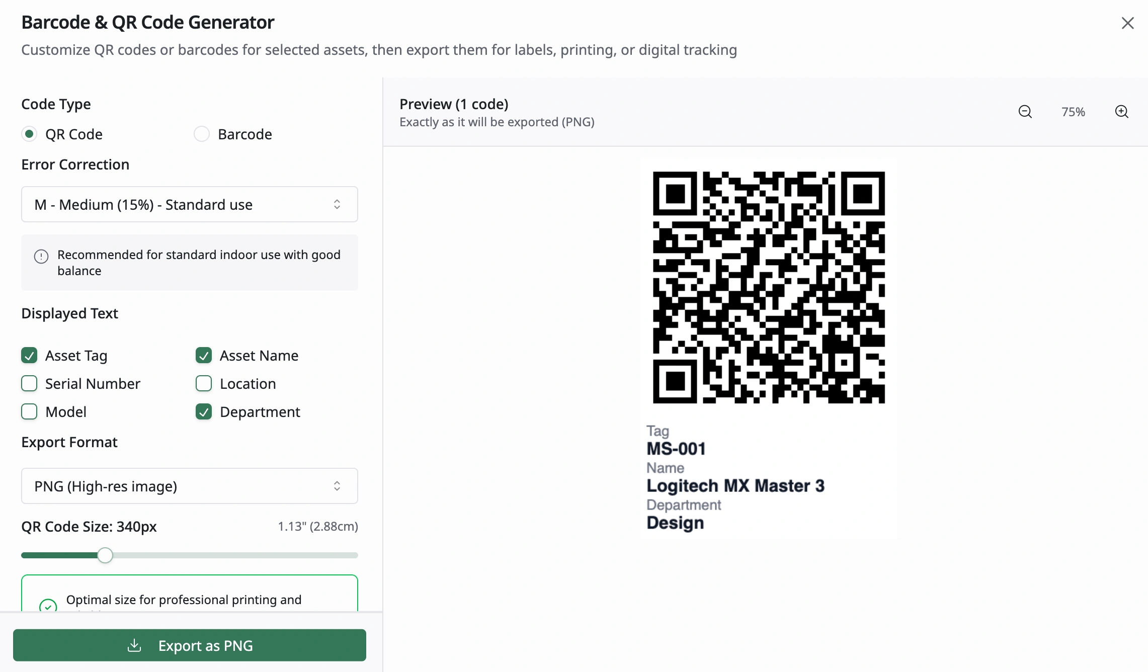 QR Code & Barcode Generator