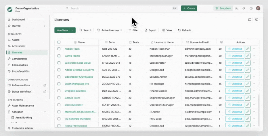 License List - View Details License List - View Details